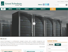 Tablet Screenshot of generaltechnologies.co.in